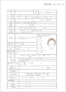 カウンセリングシート