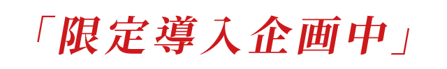 「限定導入企画中」